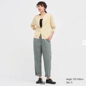 Uniqlo Linen-Cotton Tapered Pants Size XS, Waist 24-25 inch